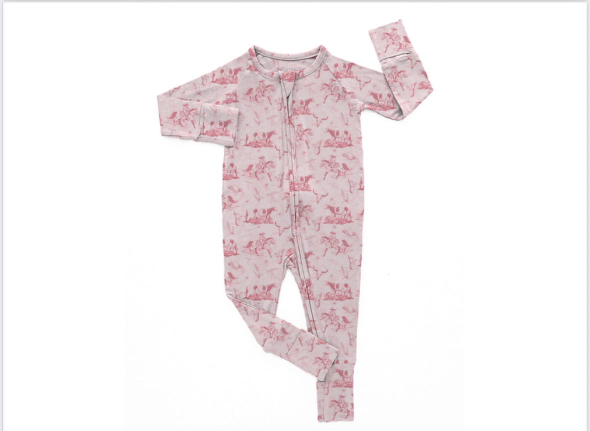 Dusty Pink Trails Zippy