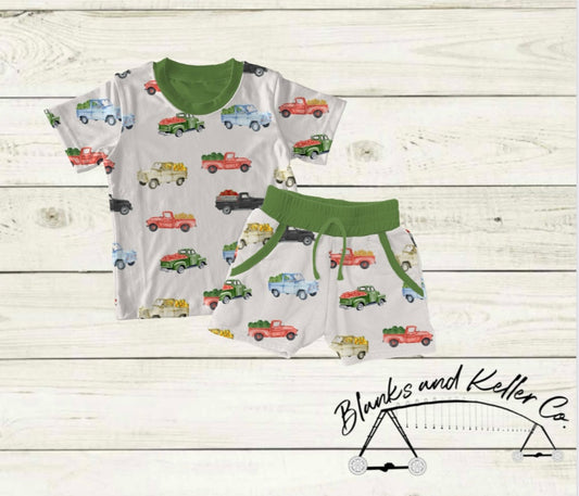 Harvest Trucks Day Set